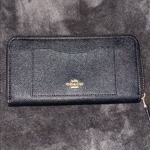 Black coach wallet